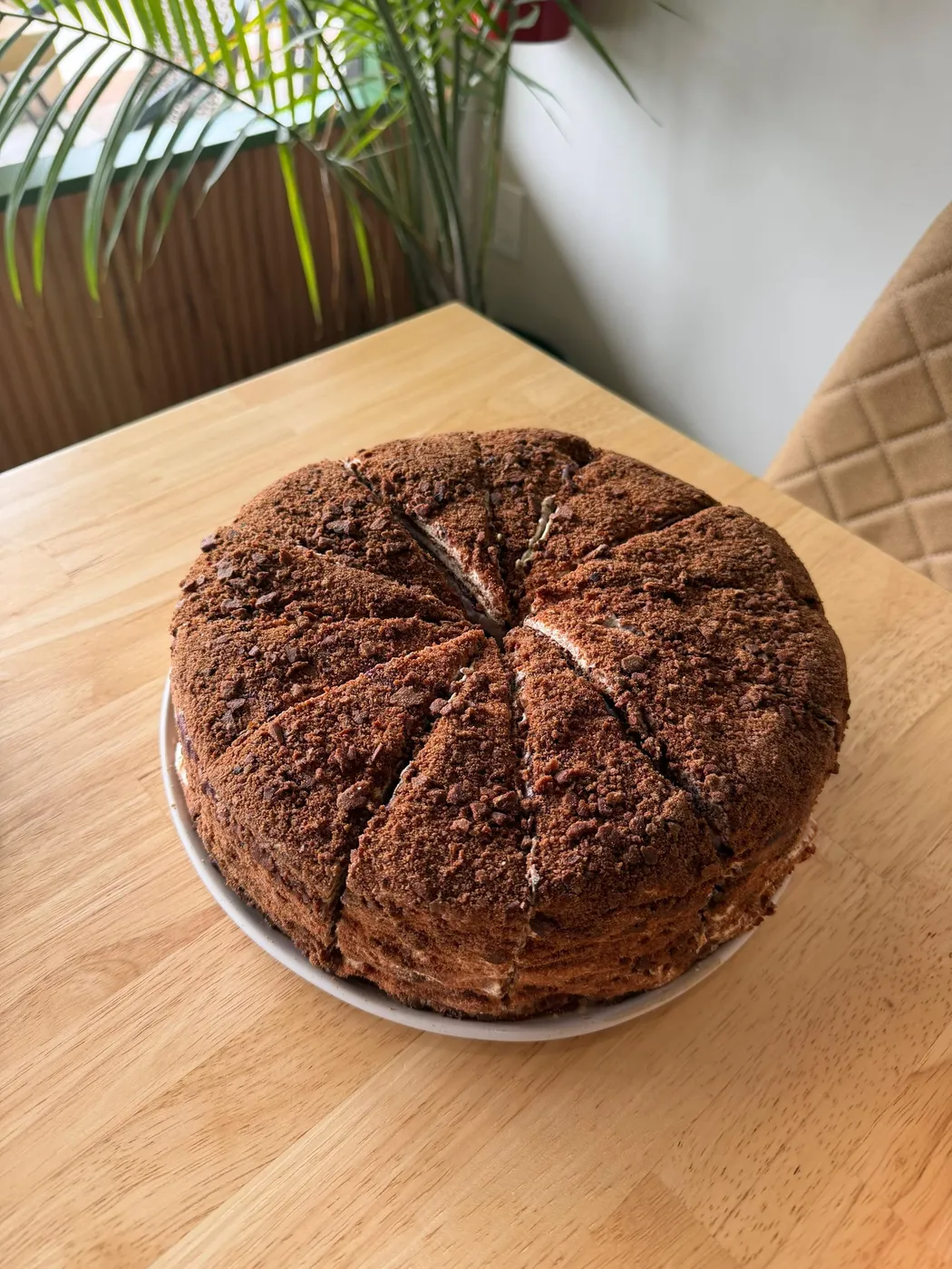 Chocolate cake at Cafe Seabreeze