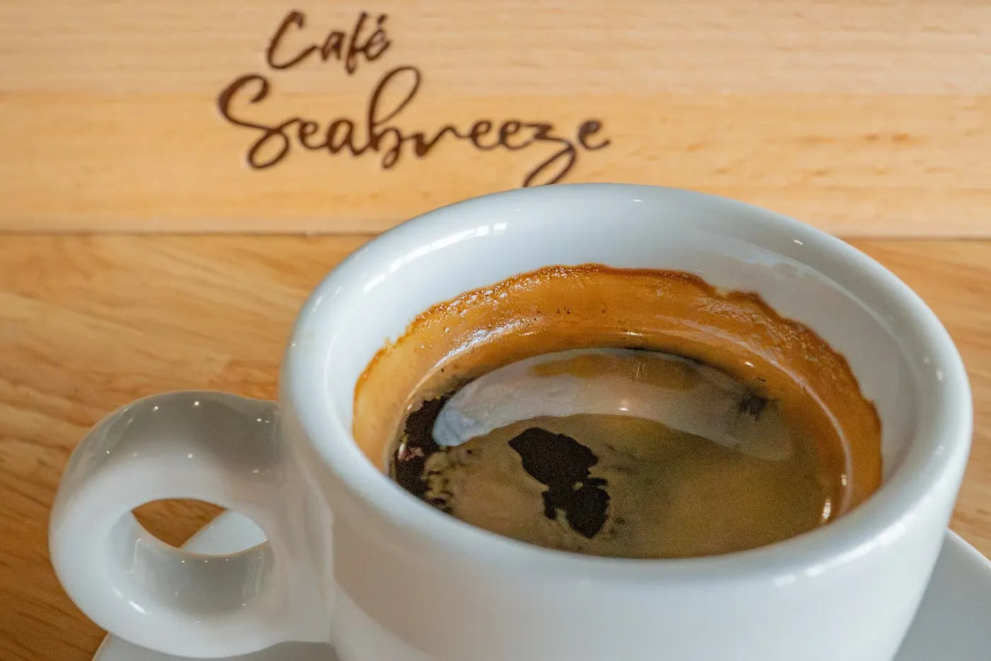 Espresso at Cafe Seabreeze