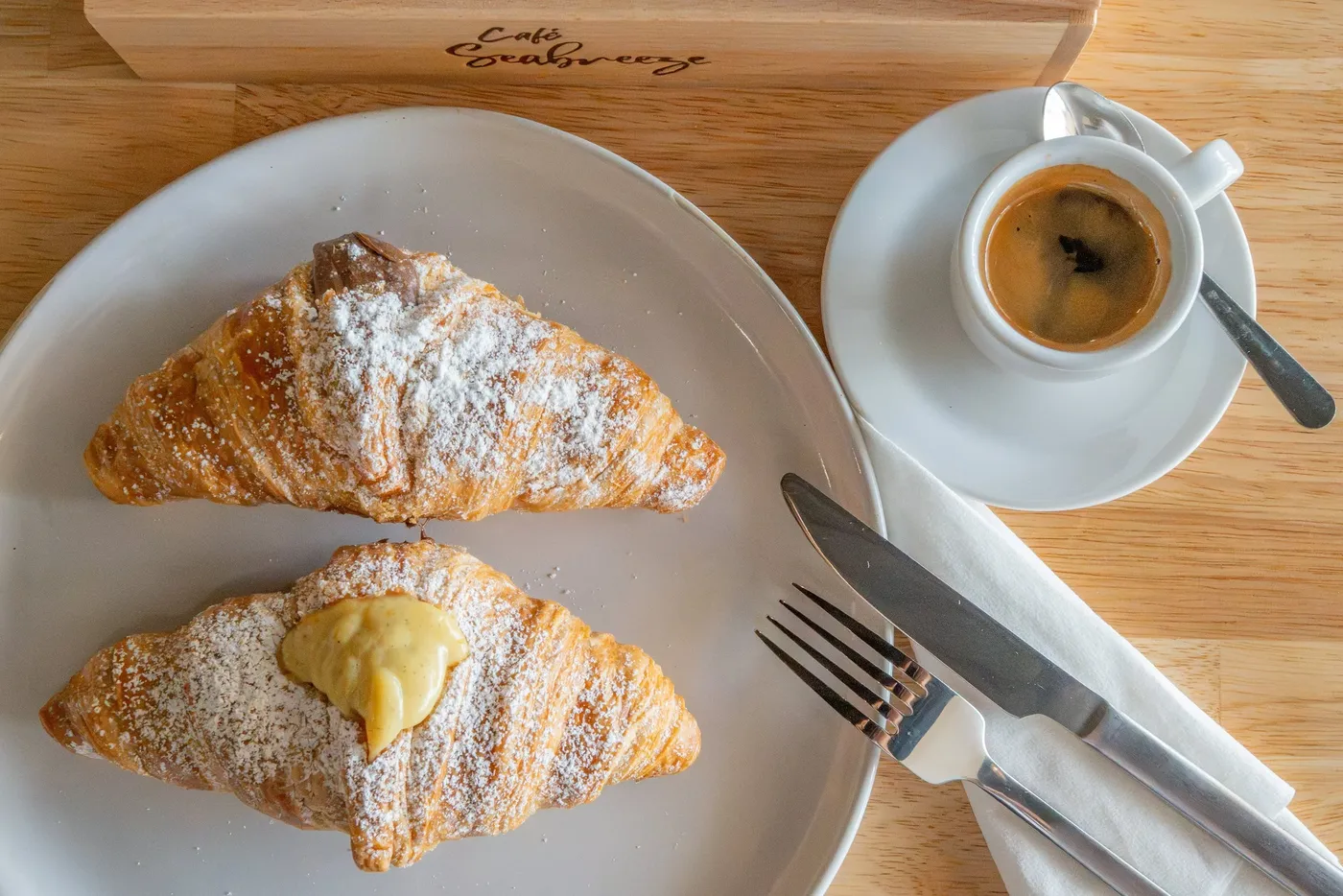 Croissants at Cafe Seabreeze
