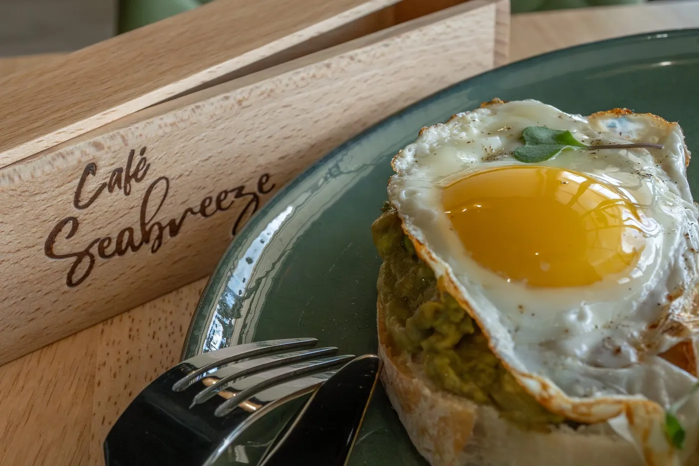Eggs at Cafe Seabreeze
